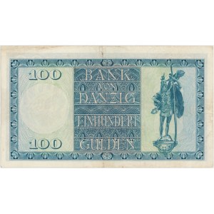 Gdańsk 100 guldenów 1931 - niski numerator
