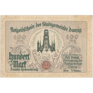 Gdańsk 100 marek 1922