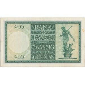 Gdańsk 20 guldenów 1937 - K/A