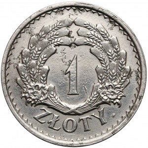 PRÓBA 1 złoty 1928 nikiel - wieniec z kłosów