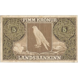 Islandia, 5 koron 1912
