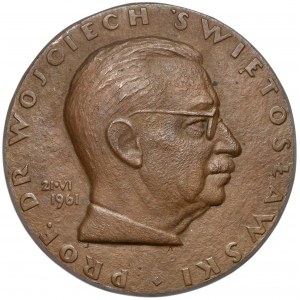 1961r. Medalion Wojciech Świętosławski (J.Aumiller)