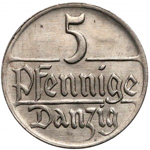 Gdańsk, 5 fenigów 1923