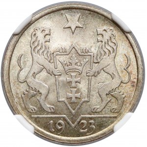 Gdańsk, 1 gulden 1923 - NGC MS64+
