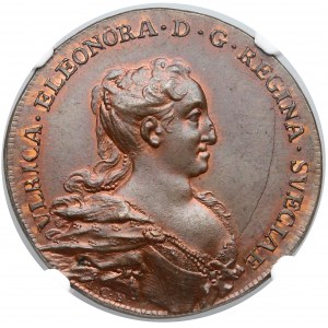 Sweden, Medal of Rulers of Sweden by Hedlinger, Ulrika Eleonora