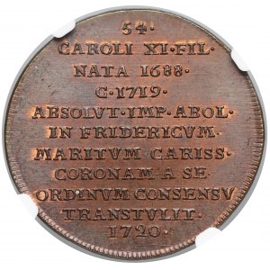 Szwecja, Medal suity Hedlingera, Ulryka Eleonora