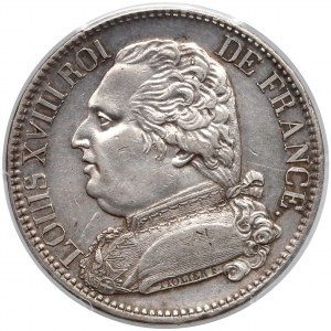 Francja, Ludwik XVIII, ESSAI 5 franków Lille 1814