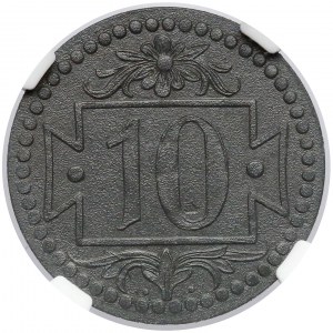 Gdańsk, 10 fenigów 1920 - 55 perełek - typ E.1 