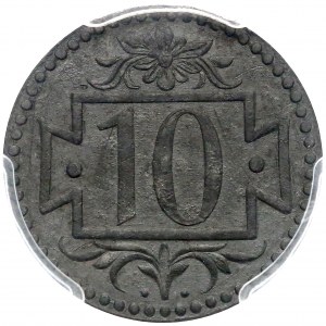 Gdańsk, 10 fenigów 1920 - 60 perełek - rzadkie 
