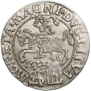 Zygmunt II August, Grosz na stopę polską 1546 - data pod Pogonią