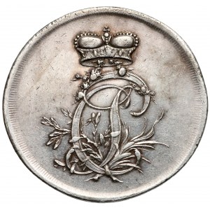 1767r. Medal gen. Jordana dla Kazimierza Poniatowskiego (Holzhäusser)