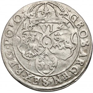 Zygmunt III Waza, Szóstak Kraków 1623 - data przy tarczy