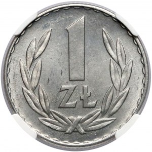 1 złoty 1957 - NGC MS65