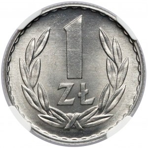 1 złoty 1966 - NGC MS67