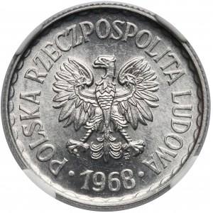 1 złoty 1968 - NGC MS65