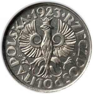 Próba LUSTRZANE 20 groszy 1923 - NGC PF65