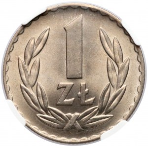 1 złoty 1949 CuNi - NGC MS66