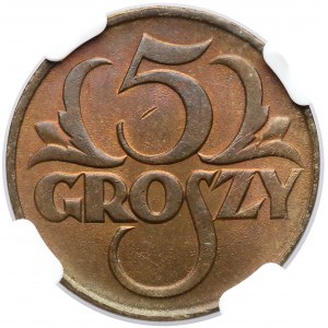 5 groszy 1923 - NGC MS65