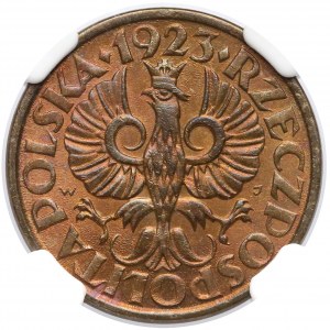 5 groszy 1923 - NGC MS65