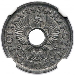 Generalna Gubernia, 5 groszy 1939 - NGC MS64