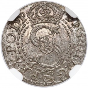 Zygmunt III Waza, Szeląg Kraków 1601 - litera K - menniczy