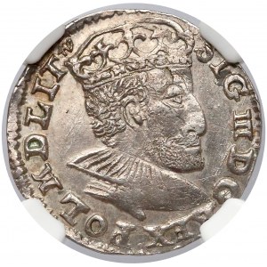 Zygmunt III Waza, Trojak Olkusz 1591 - ozdobna