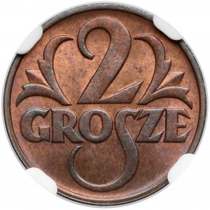 2 grosze 1938 - NGC MS66 RB