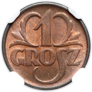 1 grosz 1936 - NGC MS65 RB