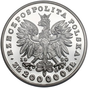 DUŻY Tryptyk 200.000 złotych 1990 Chopin - NGC PF67 UC