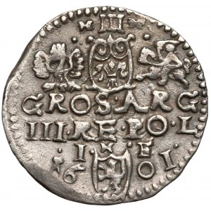 Zygmunt III Waza, Trojak Lublin 1601 - kokardki