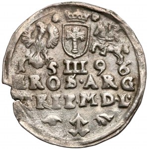 Zygmunt III Waza, Trojak Wilno 1596 - Chalecki - bardzo rzadki