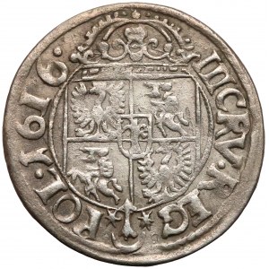 Zygmunt III Waza, 3 krucierze Kraków 1616 - Sas - rzadkie