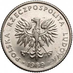 Próba MIEDZIONIKIEL 20 złotych 1989 