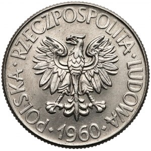 Próba NIKIEL 10 złotych 1960 Kościuszko