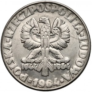 Próba NIKIEL 10 złotych 1964 Drzewo