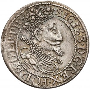 Zygmunt III Waza, Ort Gdańsk 1615 - szeroka kryza