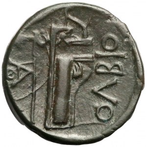 Grecja, Olbia, AE22 (330-300 pne) - ładny