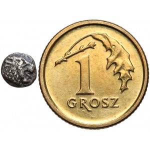 Greek coins, Ionia, Tetartemorion (V/IV BC)