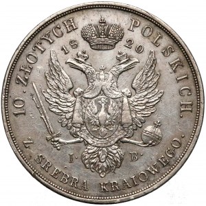 10 złotych polskich 1820 I.B. - ładna