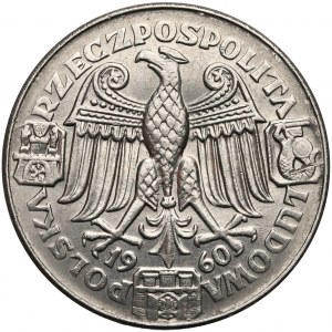 Próba NIKIEL 100 złotych 1960 Mieszko... głowy - duży orzeł