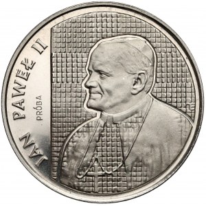 Próba NIKIEL 10.000 złotych 1989 Jan Paweł II - na kratce