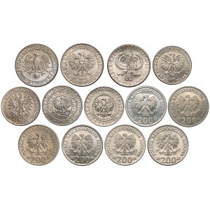 Zestaw PRÓBNYCH monet kolekcjonerskich (13szt)