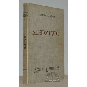 STALIÑSKI Tomasz (Kisielewski Stefan), Investigation. (1st ed.).