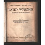 CHMIELOWSKI Janusz, Świerz Mieczysław, The High Tatras (Detailed Guide)