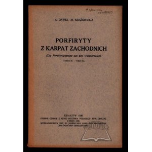 GAWEŁ A., Książkiewicz M., Porphyriten aus den Westkarpaten.