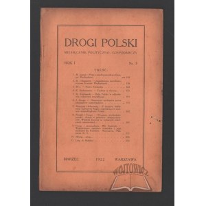 DROGI Polski. Monatliche politische und wirtschaftliche Zeitschrift.