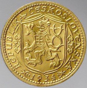 Československo, Dukát 1934 (3,47 g)