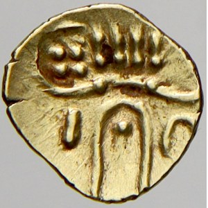 Asie / Indie - Cochin, Au fanam b.l. (cca 1600 - 1750) (0,34 g). Mi-1129