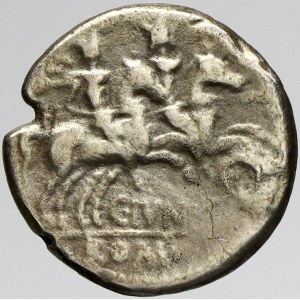 Řím, republika, C. Ivni C. f. (149 př.n.l.) Denár. Veselský-1007, Craw.-210/1, Albert-833