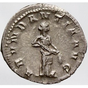 Řím, císařství, Traianus Decius (249-251). Antoninián. ABVNDANTIA AVG